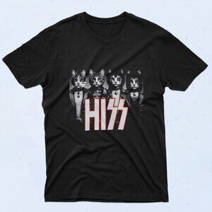 Hiss Rock Band Parody 90s Retro Fan Gift Graphic Music Meme T Shirt 24